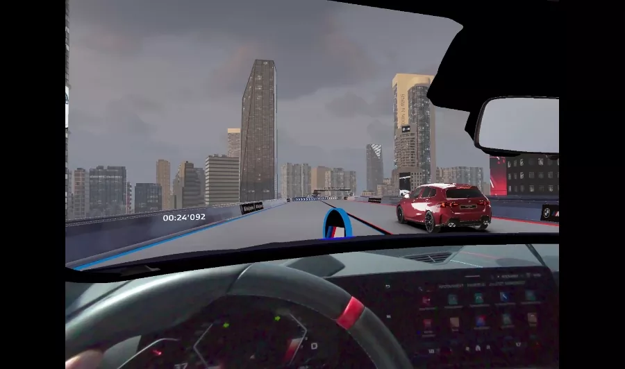 BMW Mixed Reality mieša reálnu jazdu s virtuálnym svetom hier