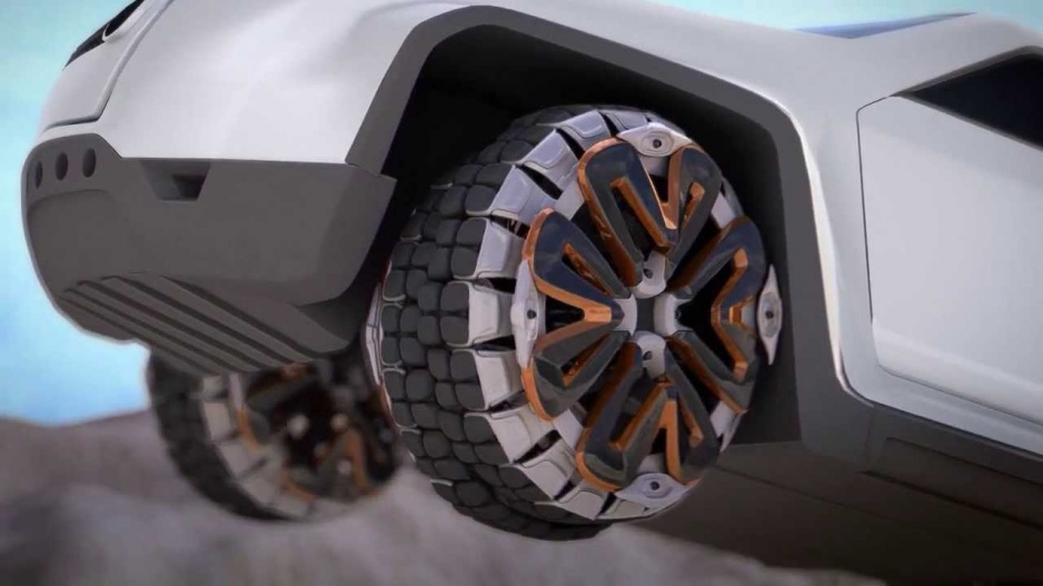 Offroadová pneumatika budúcnosti Motiv