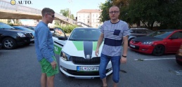 FUN TEST: Sajfa s Truhlíkom preverili nový motor Fabie na okruhu