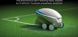 Robot Nissanu vám pripraví futbalové ihrisko